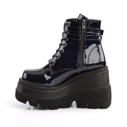 Demonia Cult Quality | "Shaker-52" Boots - Black Hologram