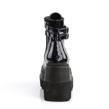 Demonia Cult Quality | "Shaker-52" Boots - Black Hologram