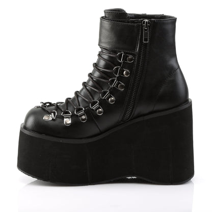 Demonia Cult Signature | "Kera-21" Boots - Black Vegan Leather