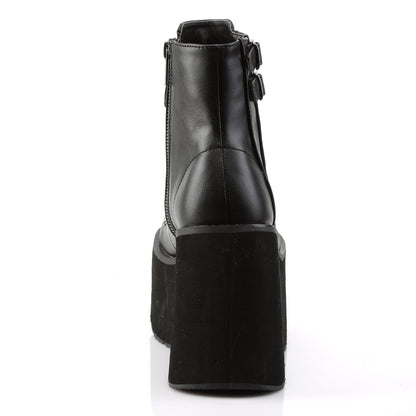 Demonia Cult Signature | "Kera-21" Boots - Black Vegan Leather