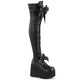 Black Stretch Vegan Leather