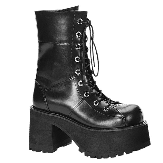 Demonia Cult Everyday | "Ranger-301" Boots - Black Vegan Leather