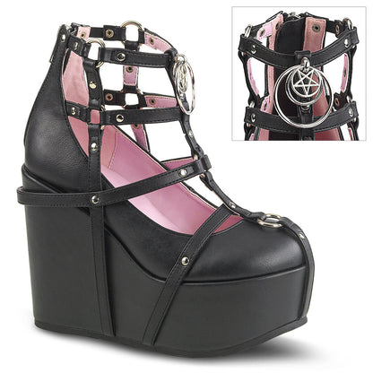 Demonia Cult Value | "Poison-25-1" Boots - Black Vegan Leather