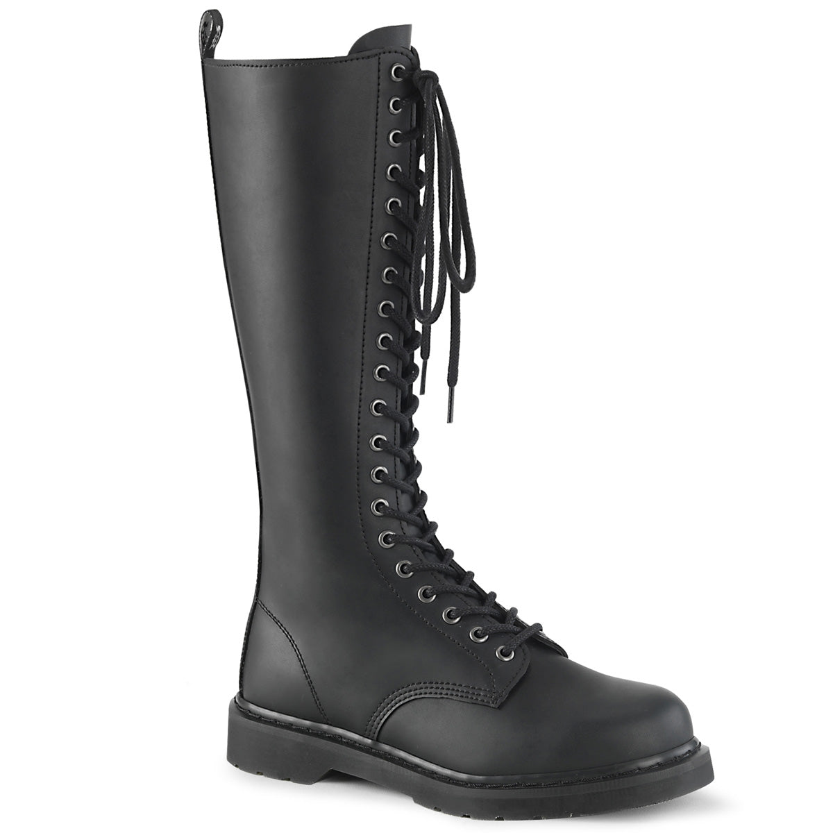 Demonia Cult Latest | "Bolt-400" Boots - Black Vegan Leather