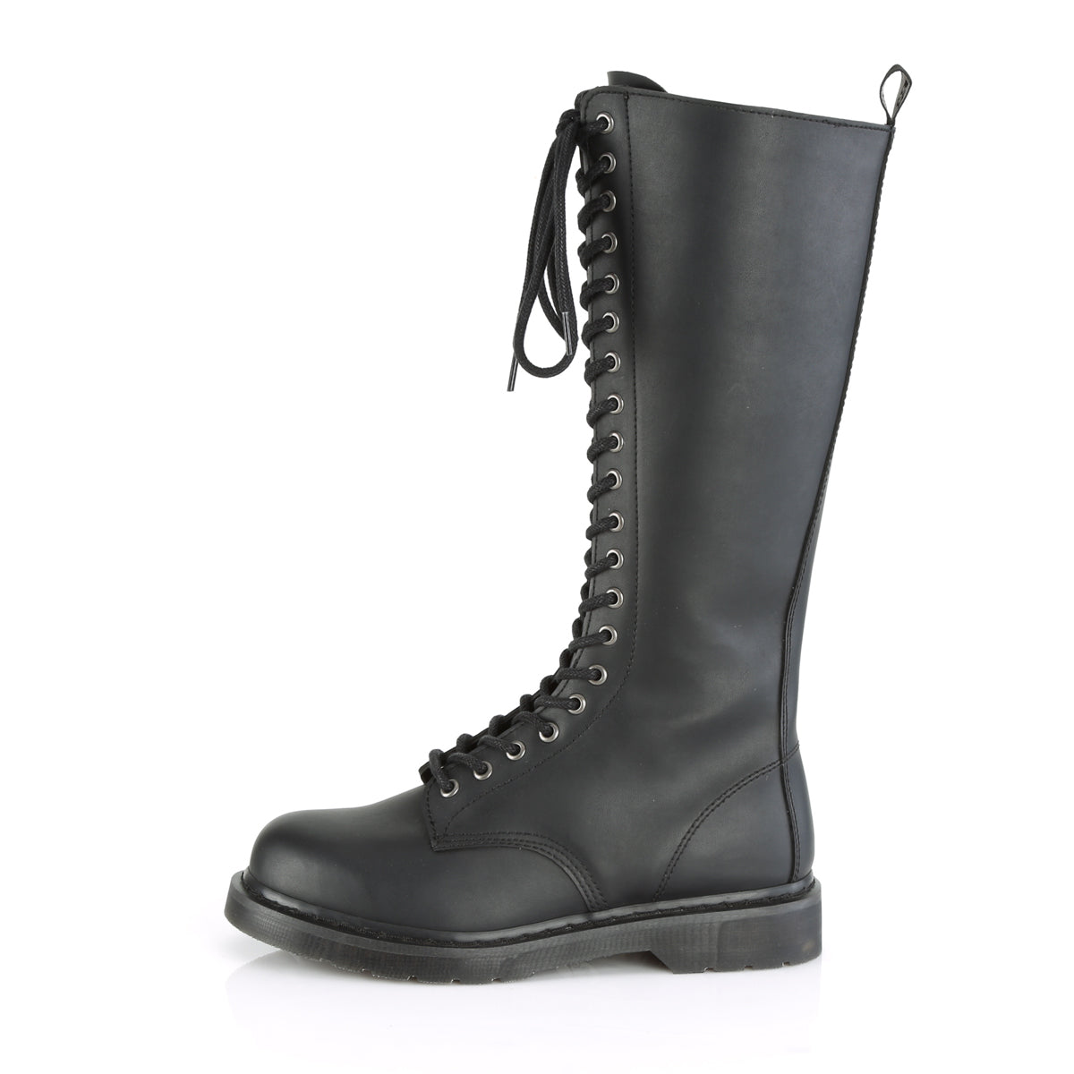 Demonia Cult Latest | "Bolt-400" Boots - Black Vegan Leather