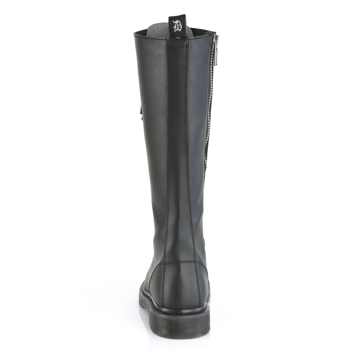 Demonia Cult Latest | "Bolt-400" Boots - Black Vegan Leather