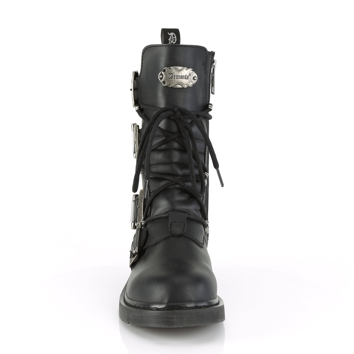 Demonia Cult Quality | "Bolt-265" Boots - Black Vegan Leather
