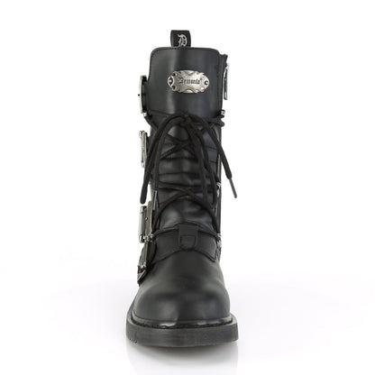 Demonia Cult Quality | "Bolt-265" Boots - Black Vegan Leather