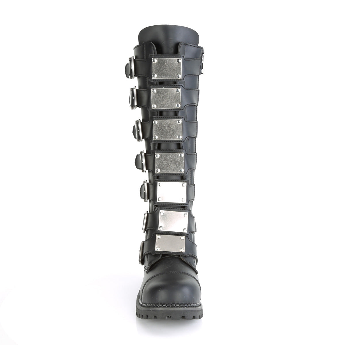 Demonia Cult Signature | "Riot-21MP" Boots - Black Vegan Leather