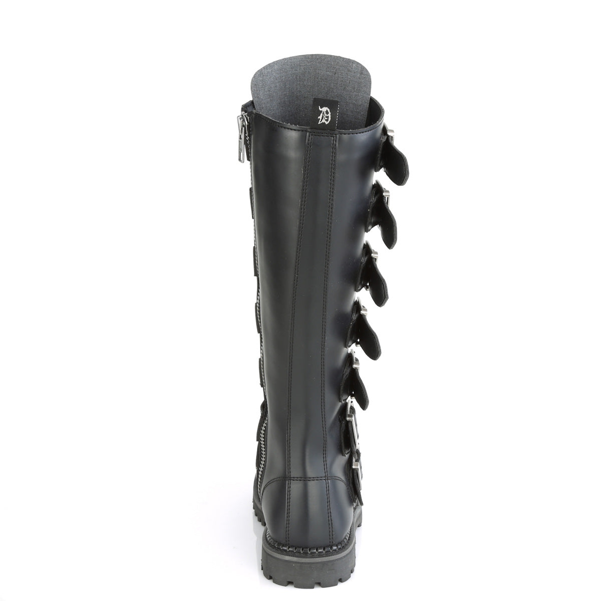 Demonia Cult Signature | "Riot-21MP" Boots - Black Vegan Leather