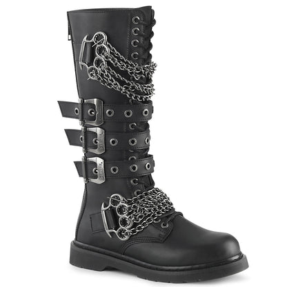 Demonia Cult Classic | "Bolt-450" Boots - Black Vegan Leather
