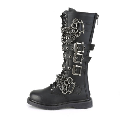 Demonia Cult Classic | "Bolt-450" Boots - Black Vegan Leather
