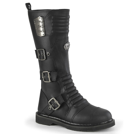 Demonia Cult Essential | "Bolt-405" Boots - Black Vegan Leather