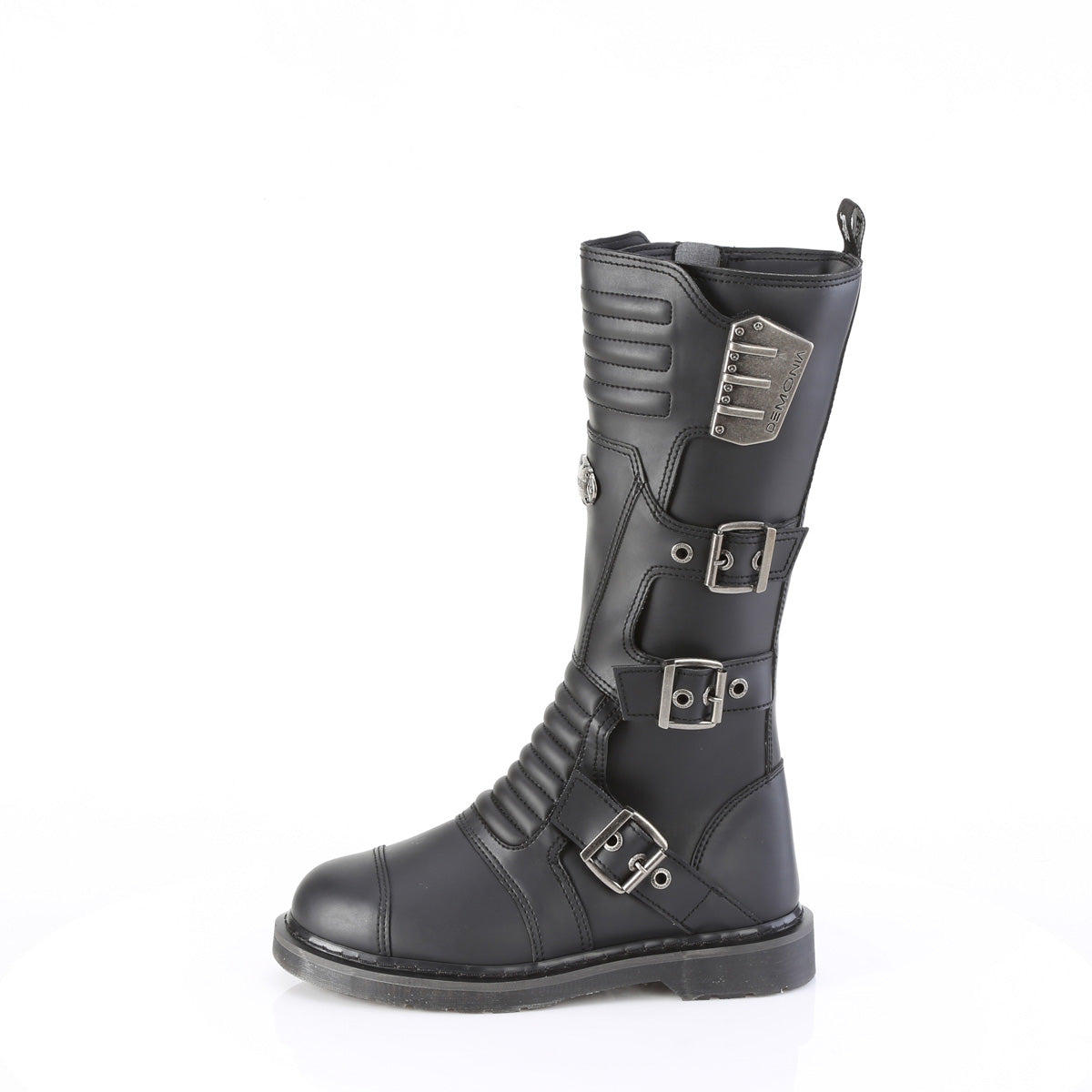 Demonia Cult Essential | "Bolt-405" Boots - Black Vegan Leather