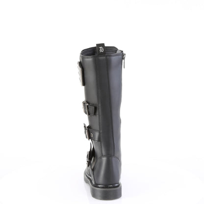 Demonia Cult Essential | "Bolt-405" Boots - Black Vegan Leather
