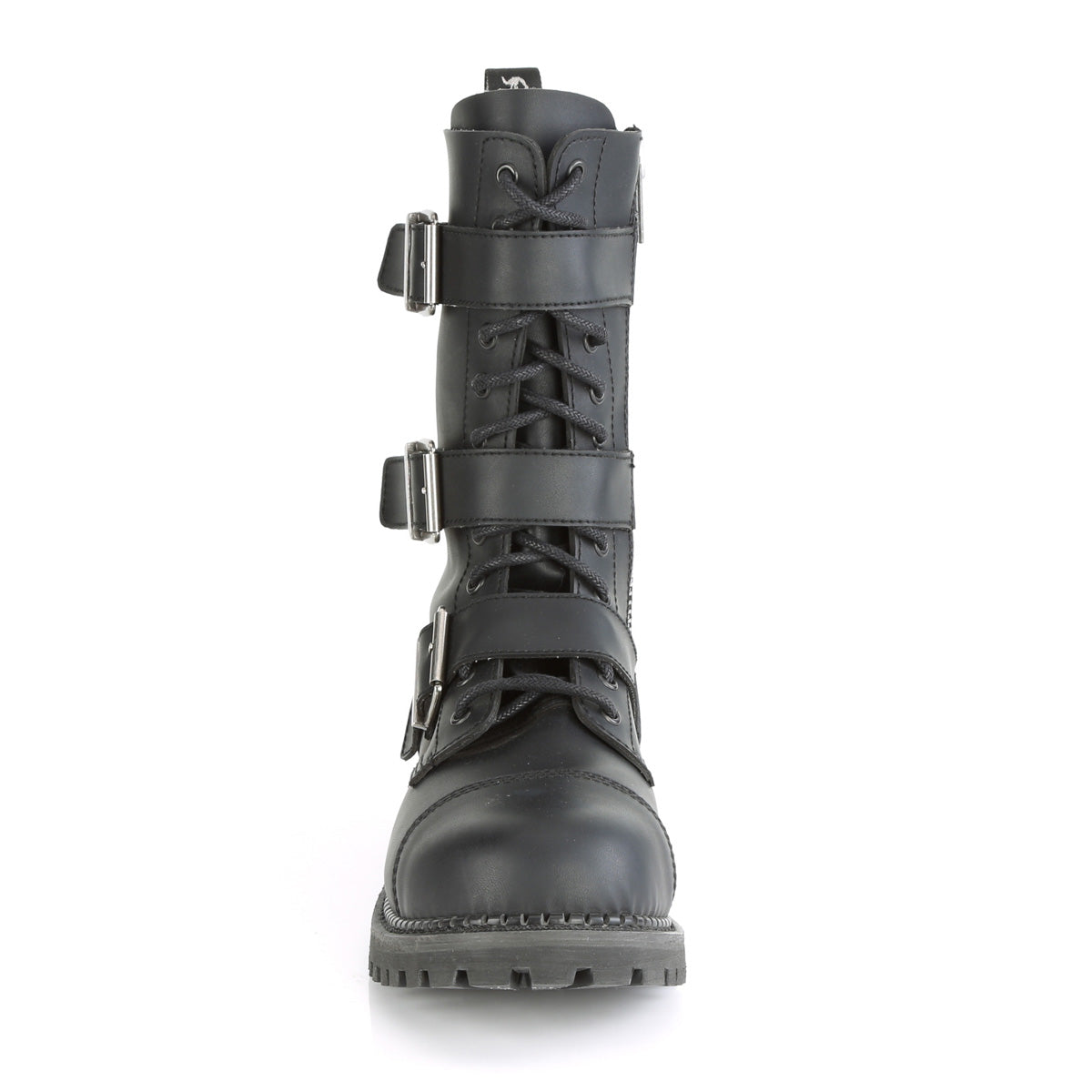 Demonia Cult Value | "Riot-12BK" Boots - Black Vegan Leather