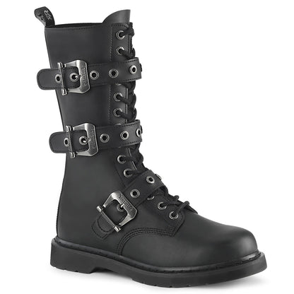 Demonia Cult Great Value | "Bolt-330" Boots - Black Vegan Leather
