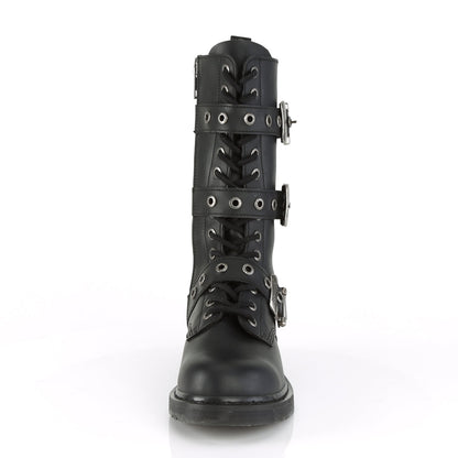 Demonia Cult Great Value | "Bolt-330" Boots - Black Vegan Leather