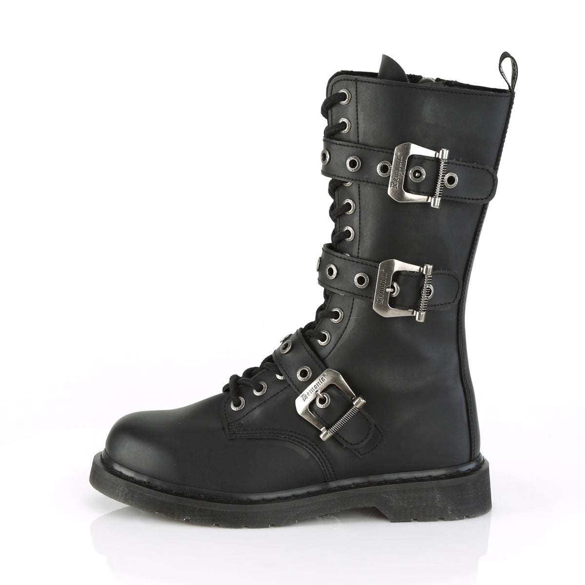 Demonia Cult Great Value | "Bolt-330" Boots - Black Vegan Leather