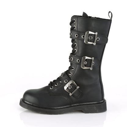 Demonia Cult Great Value | "Bolt-330" Boots - Black Vegan Leather