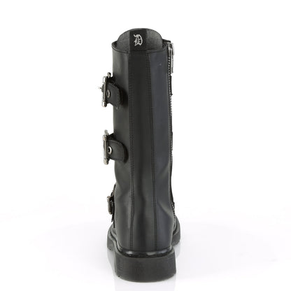 Demonia Cult Great Value | "Bolt-330" Boots - Black Vegan Leather