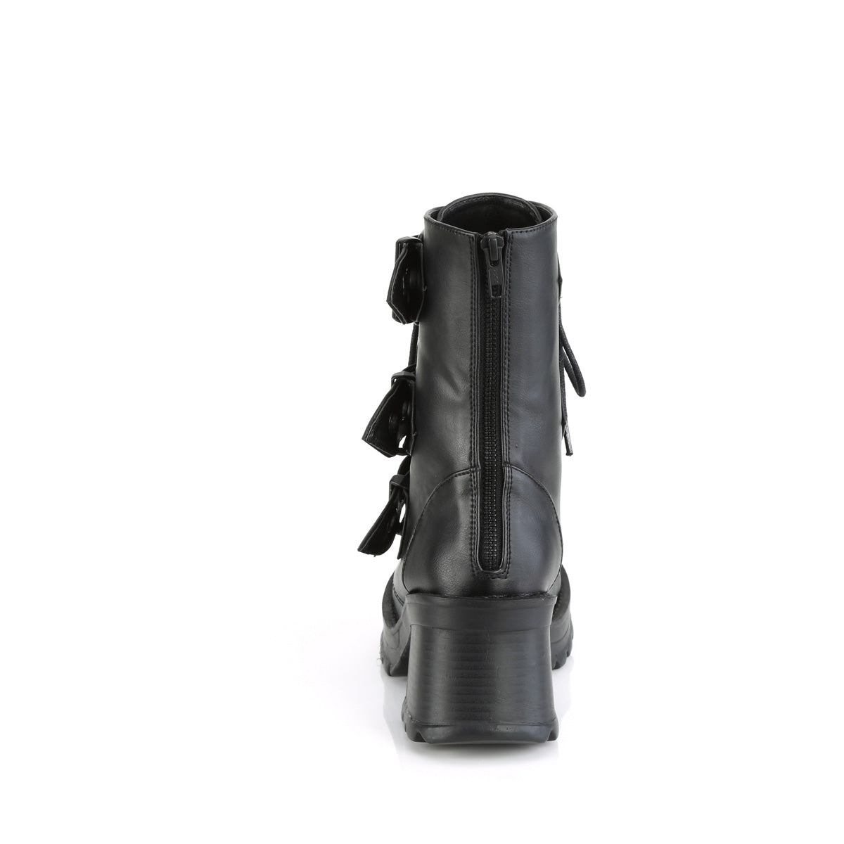 Demonia Cult Latest | "Bratty-118" Boots - Black Vegan Leather