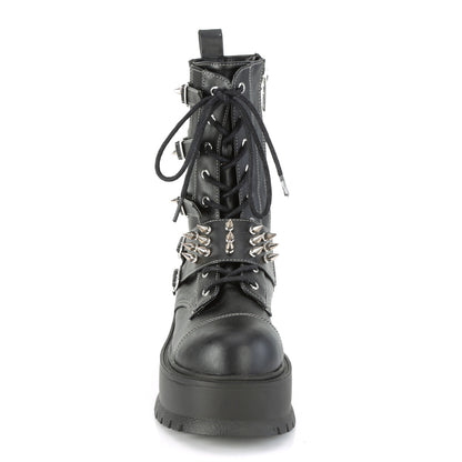 Demonia Cult Classic | "Slacker-165" Boots - Black Vegan Leather