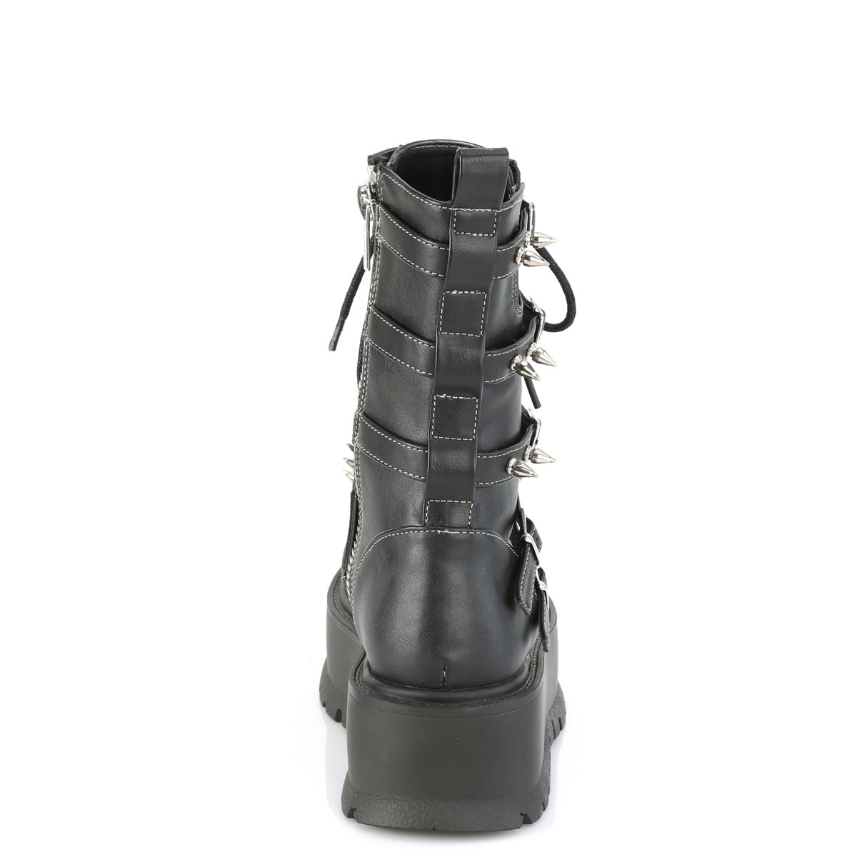 Demonia Cult Classic | "Slacker-165" Boots - Black Vegan Leather
