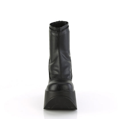 Demonia Cult Great Value | "Dynamite-100" Boots - Black Stretch Vegan Leather