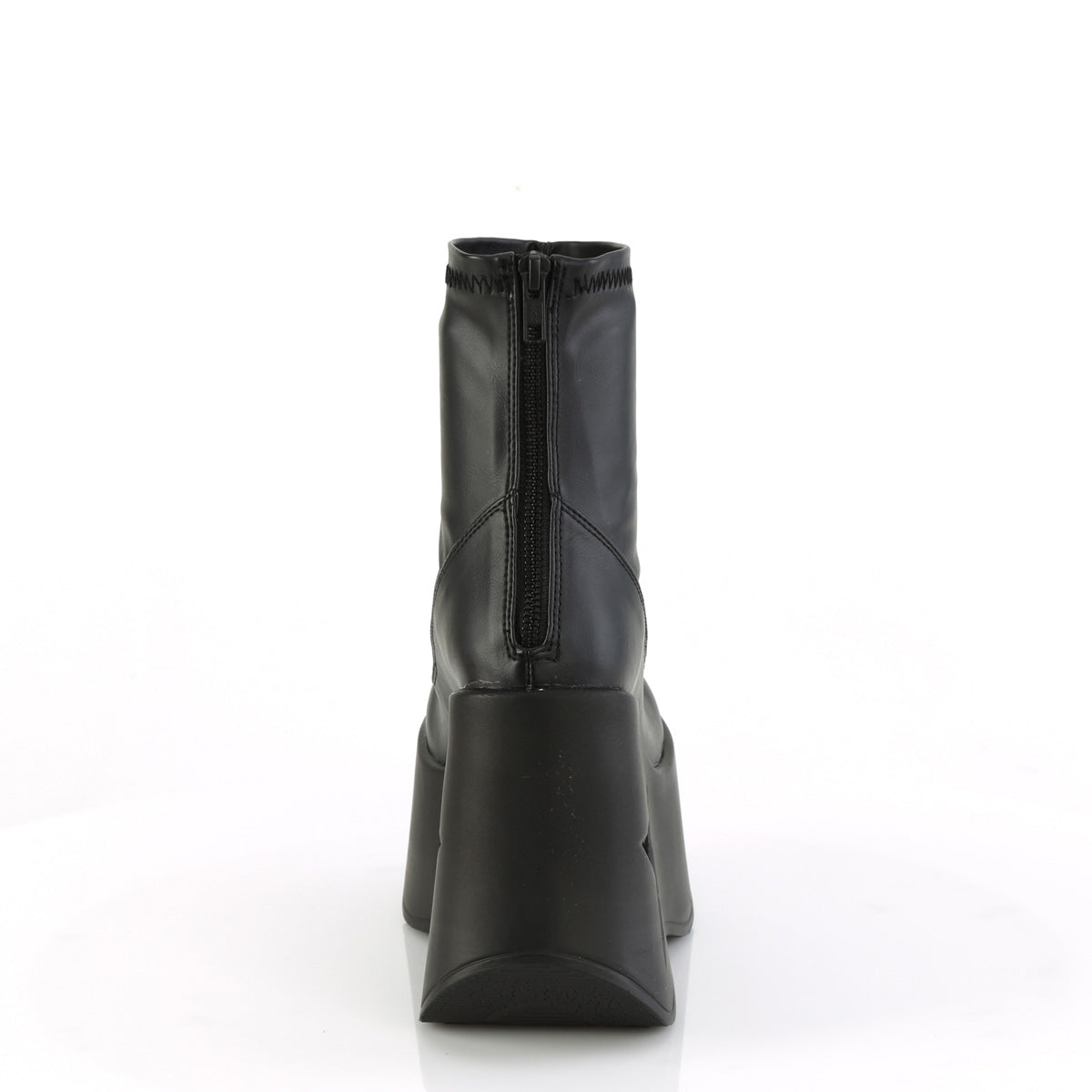 Demonia Cult Great Value | "Dynamite-100" Boots - Black Stretch Vegan Leather