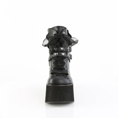 Demonia Cult Latest | "Kera-55" Boots - Black Vegan Leather