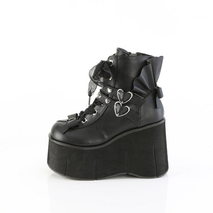 Demonia Cult Latest | "Kera-55" Boots - Black Vegan Leather
