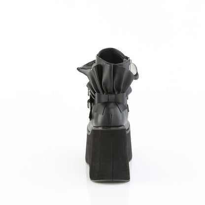 Demonia Cult Latest | "Kera-55" Boots - Black Vegan Leather