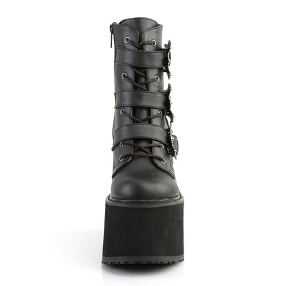 Demonia Cult Essential | "Swing-103" Boots - Black Vegan Leather