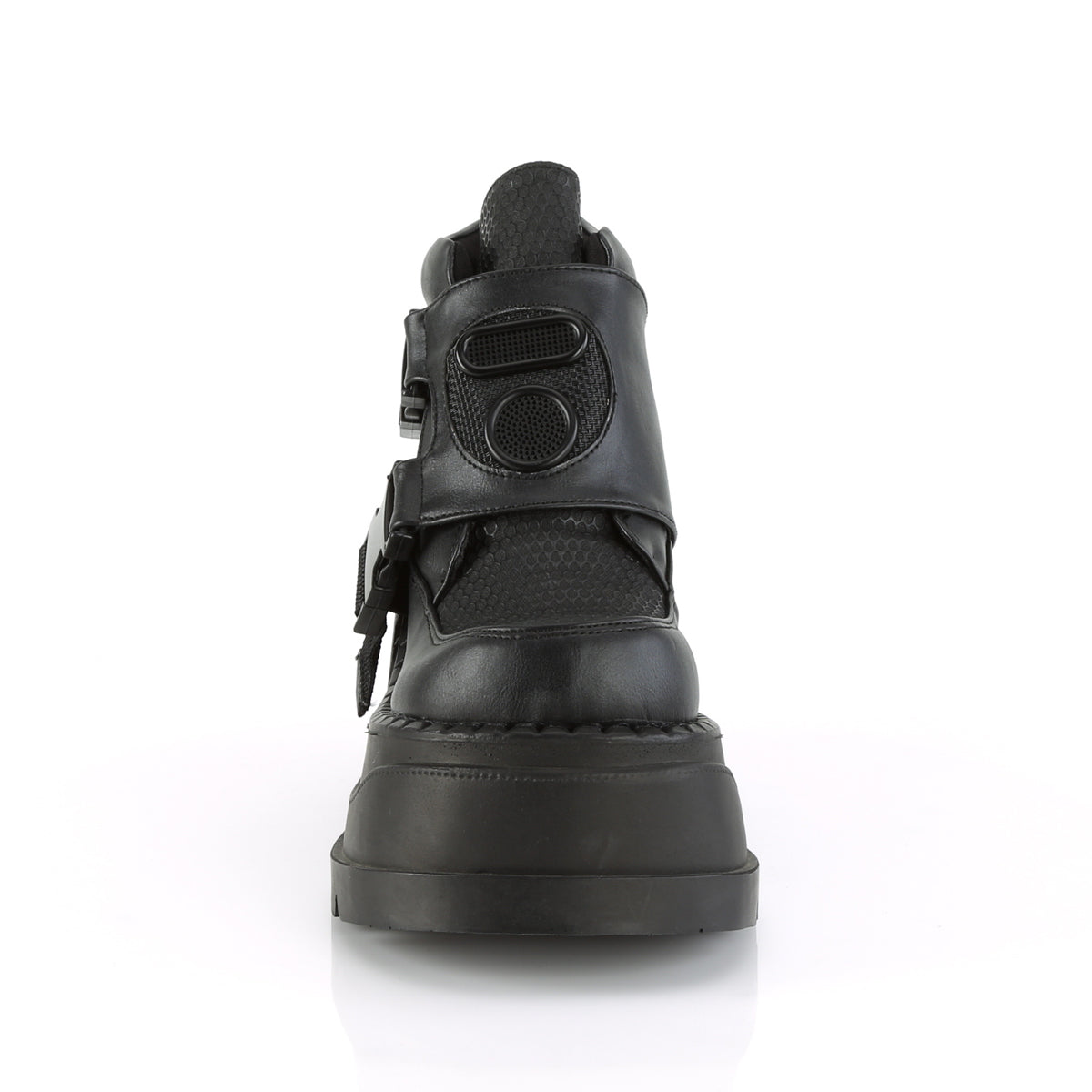 Demonia Cult Everyday | "Stomp-15" Boots - Black Vegan Leather