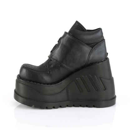 Demonia Cult Everyday | "Stomp-15" Boots - Black Vegan Leather