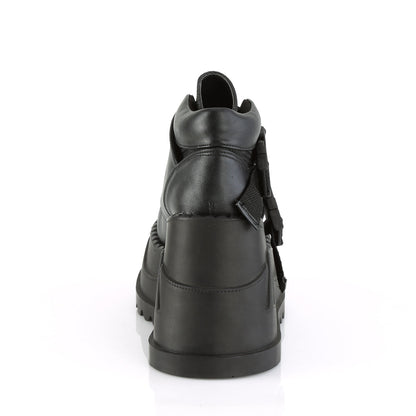 Demonia Cult Everyday | "Stomp-15" Boots - Black Vegan Leather