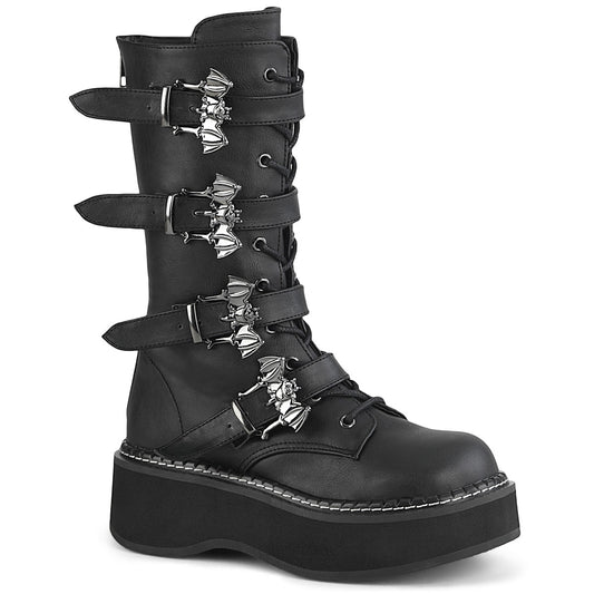 Demonia Cult Great Value | "Emily-322" Boots - Black Vegan Leather