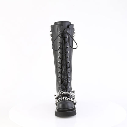 Demonia Cult Latest | "Renegade-215" Boots - Black Vegan Leather