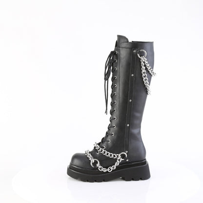 Demonia Cult Latest | "Renegade-215" Boots - Black Vegan Leather