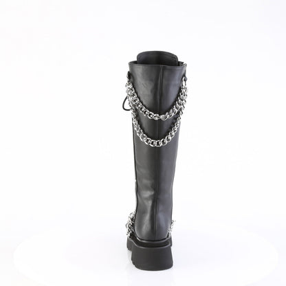 Demonia Cult Latest | "Renegade-215" Boots - Black Vegan Leather