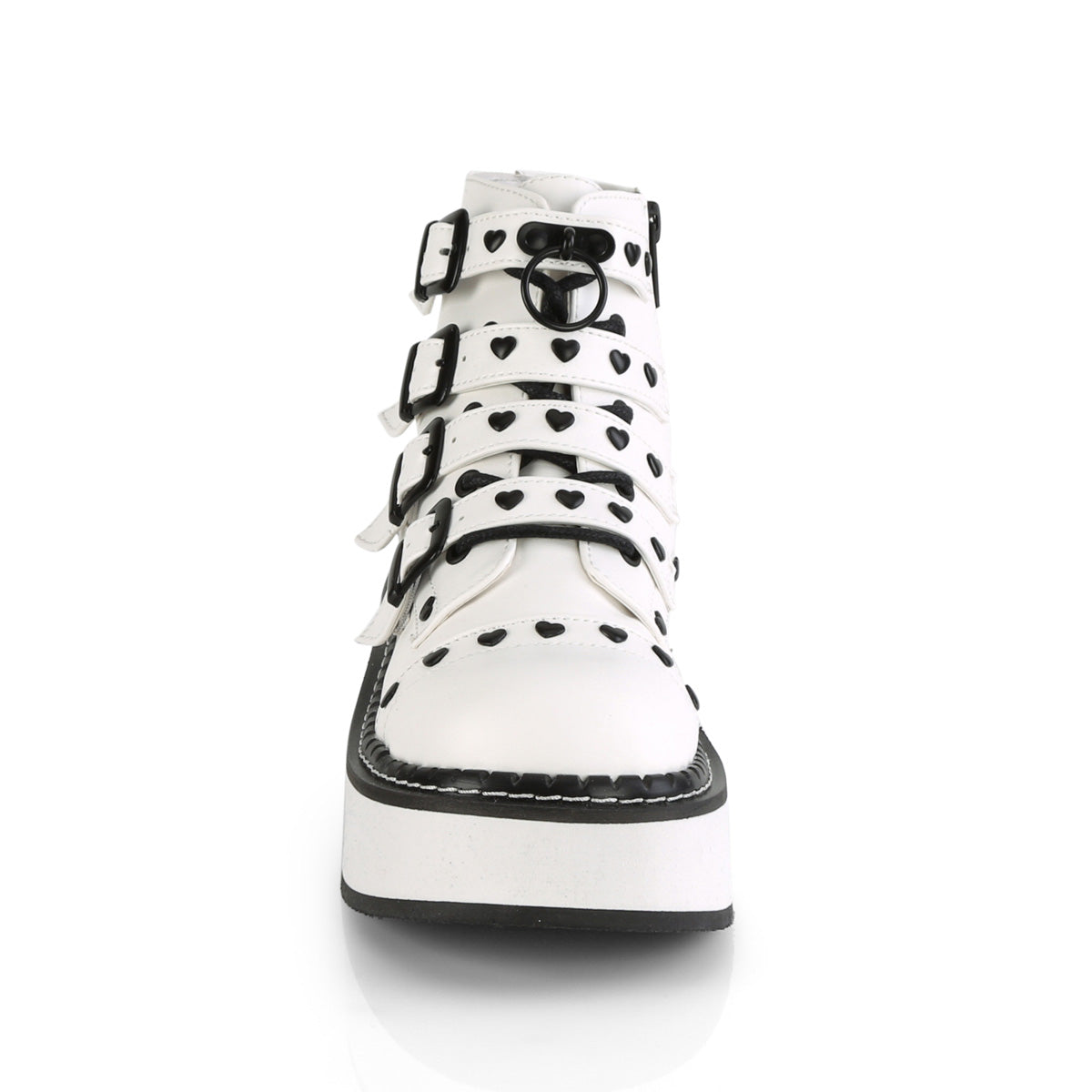 Demonia Cult Value | "Emily-315" Boots - White Vegan Leather
