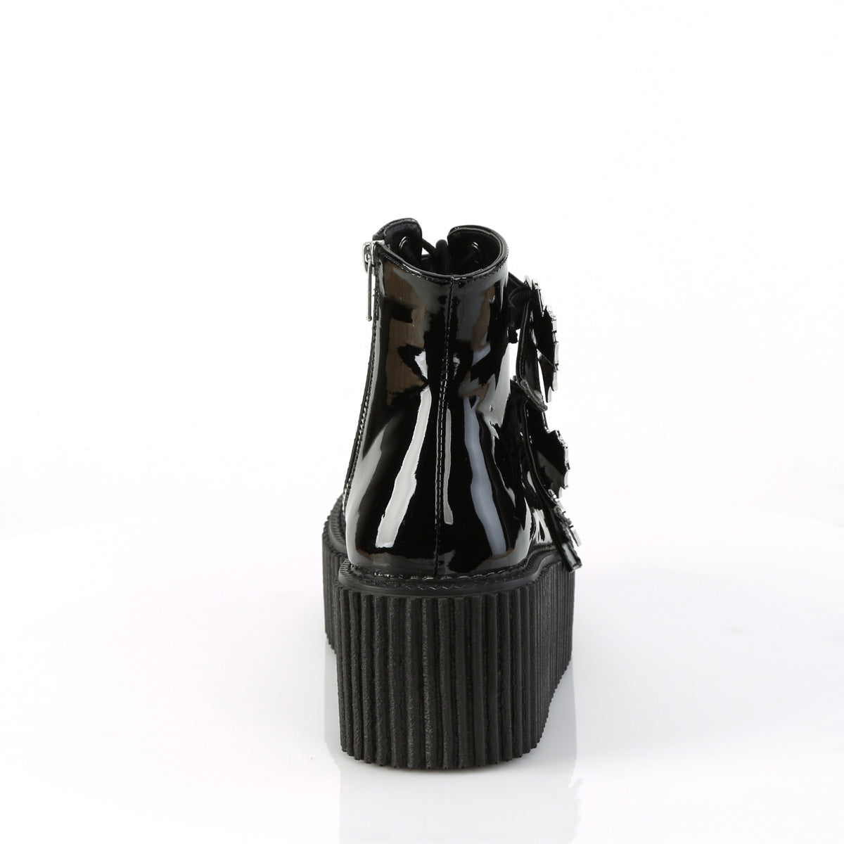 Demonia Cult Latest | "Creeper-260" Creepers - Black Patent