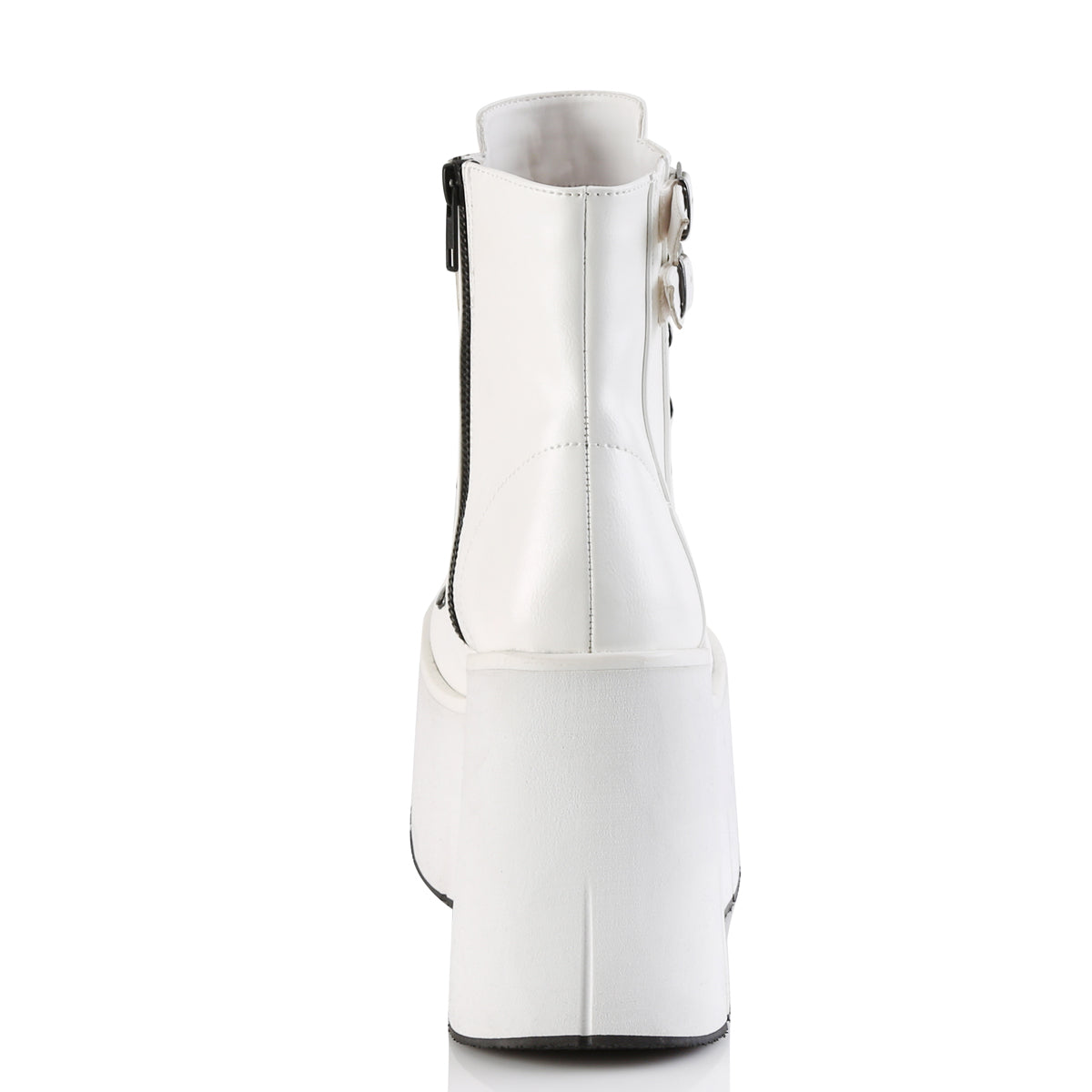 Demonia Cult Quality | "Kera-21" Boots - White Vegan Leather